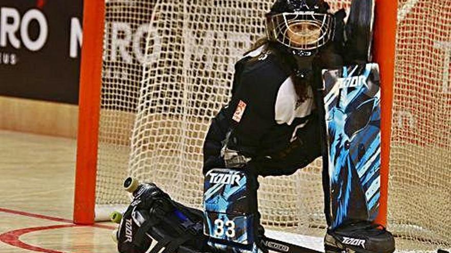 La igualadina Teresa Bernadas, en un moment de la semifinal a Reus