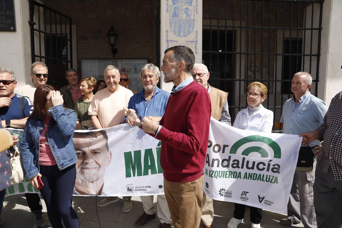 Antonio Maíllo, lider Por Andalucía, elecciones andaluzas 17 Mayo, Campaña electoral, entrevista
