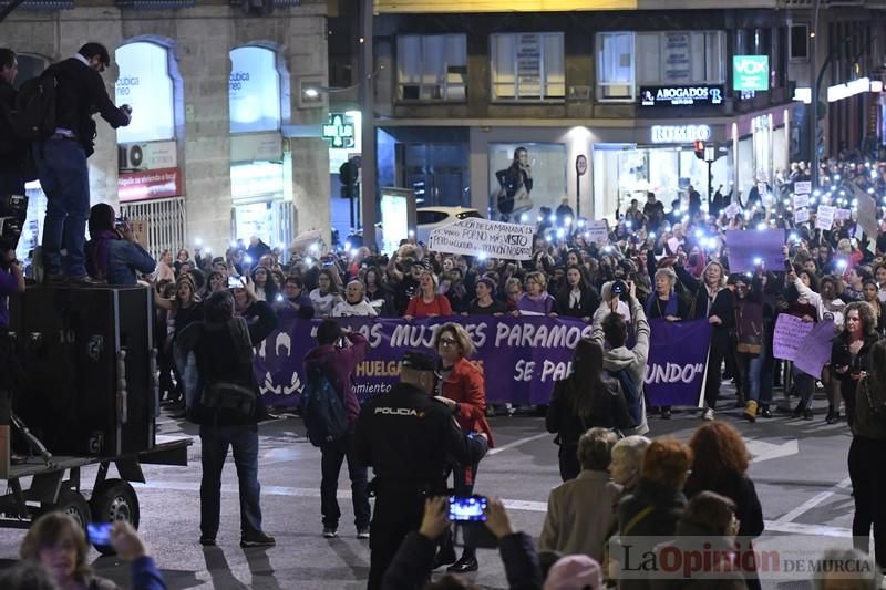 Manifestación por el Día de la Mujer en Murcia