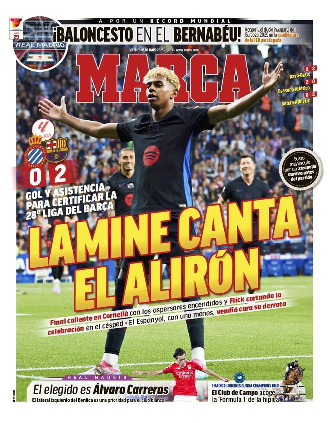 Las portadas de la prensa deportiva de hoy