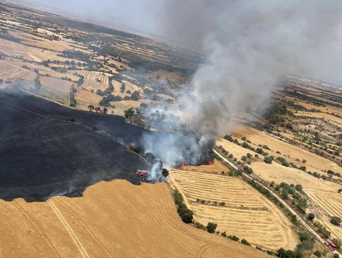 Incendio en Granyena