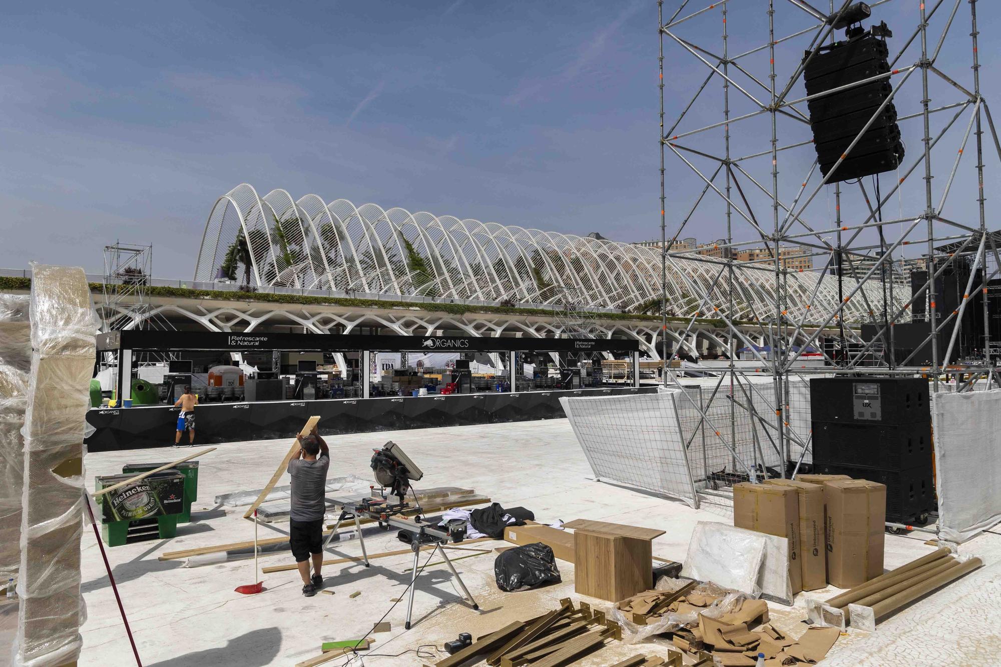 Así se monta el Festival de les Arts