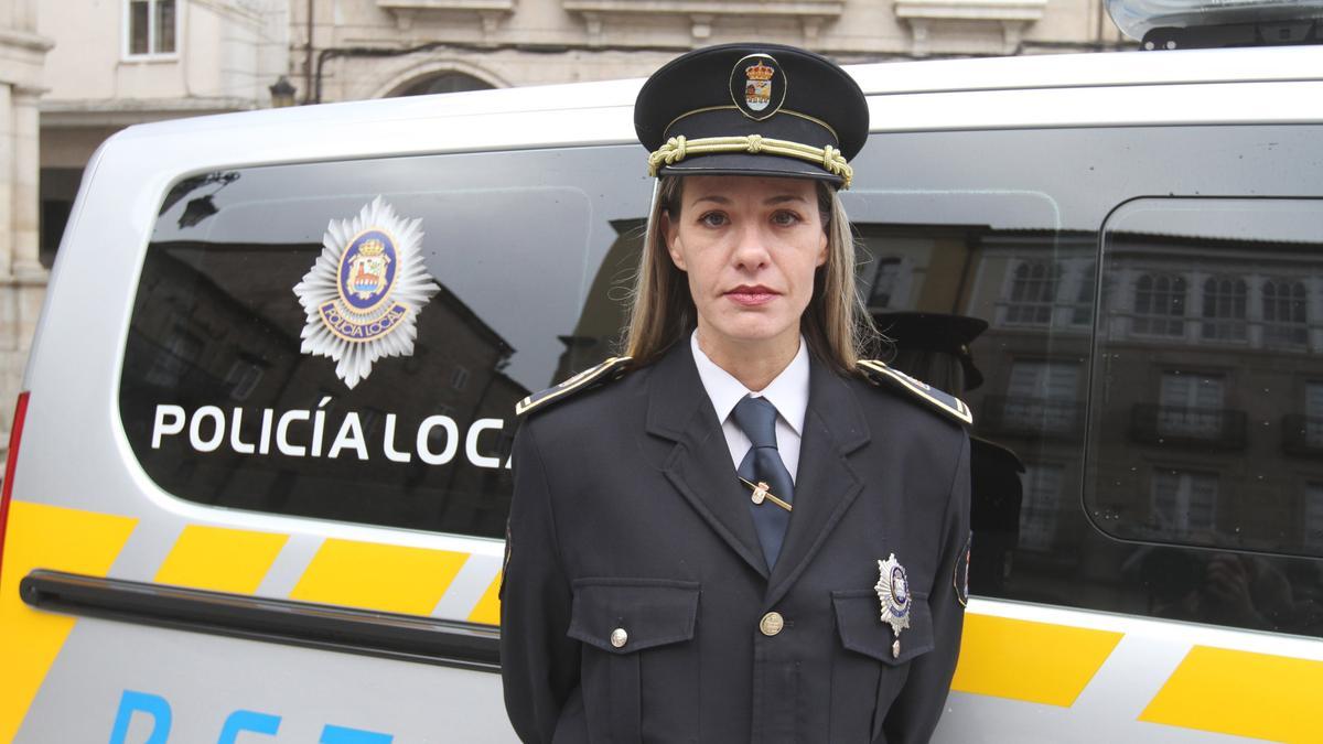 María Barrera, jefa intendente de la Policía Local de Ourense. // I.O.