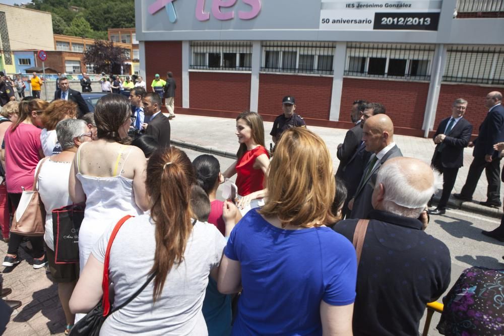 Visita de la Reina Letizia al IES Jerónimo Gonzále