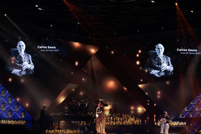 Homenaje a Carlos Saura en los Premios Goya 2023