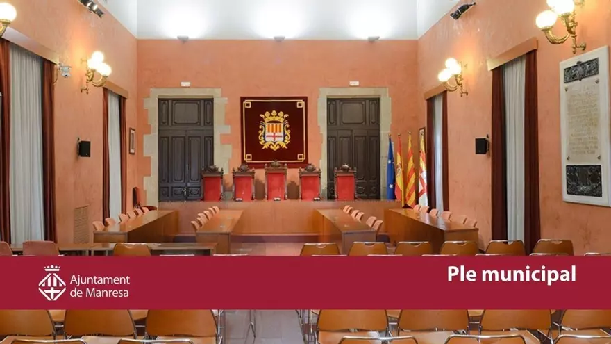 DIRECTE | Segueix el ple d'abril de l'Ajuntament de Manresa