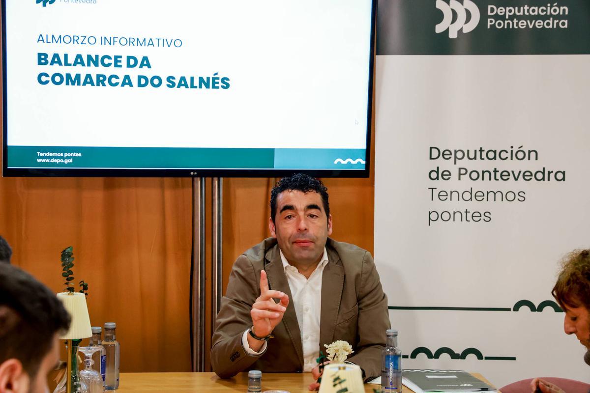 Luis López, en Vilagarcía.