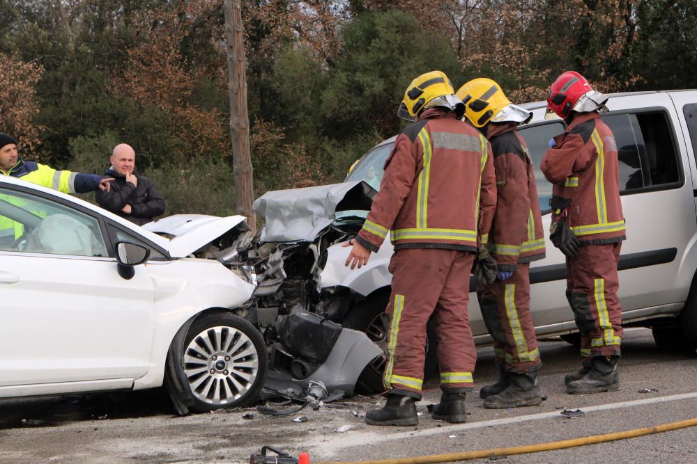 Accident de trànsit a Riudarenes