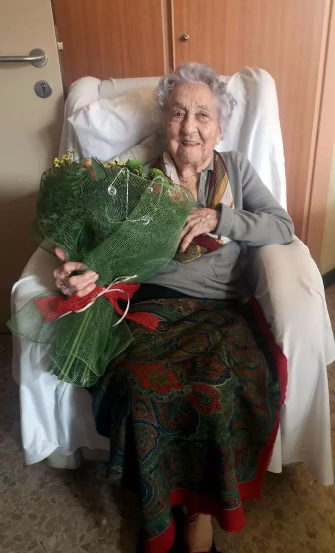 La «superàvia» Maria Branyas podria apropar els secrets de la longevitat als científics