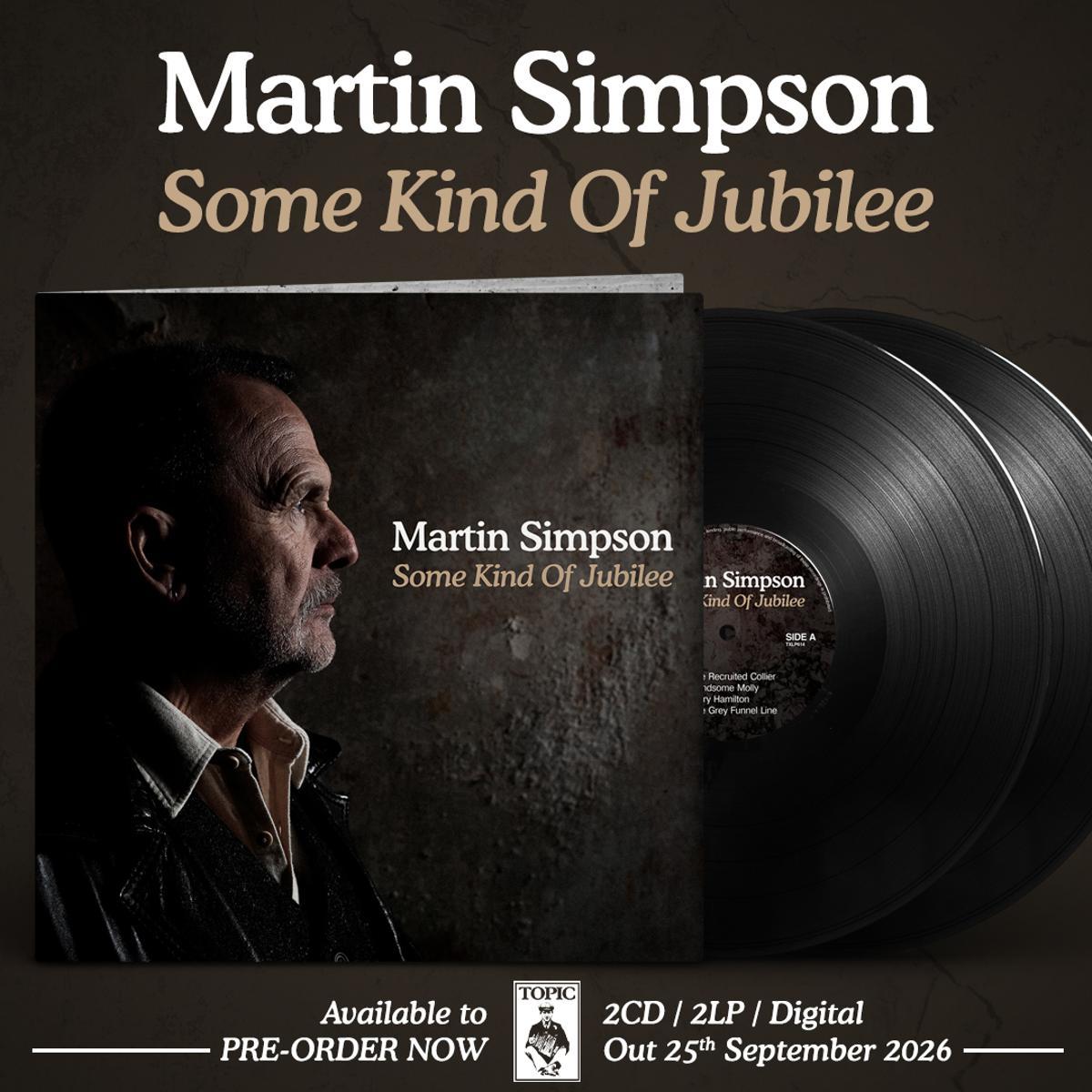 El nuevo disco de Martin Simpson llegará en septiembre