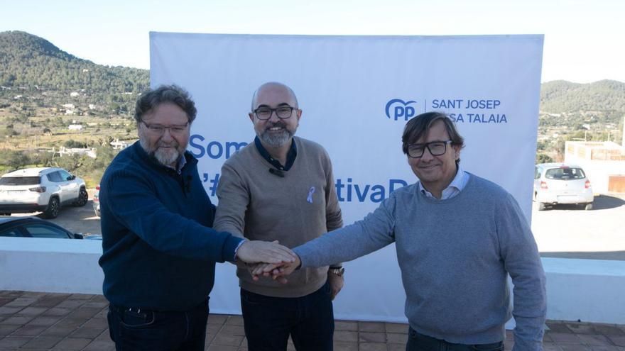 Vicent Torres, Vicent Roig y Javier Marí, tras sellar recientemente la nueva alianza. | D. I.