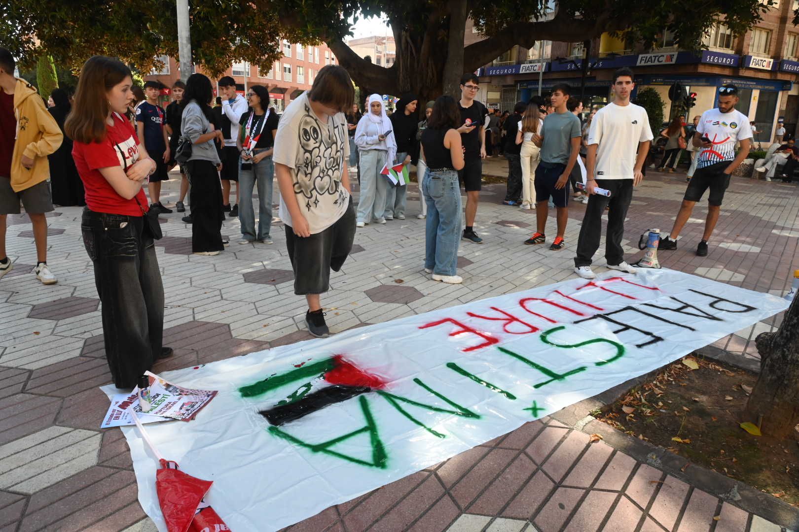 Galería de imágenes: Estudiantes de Castellón en protesta por Palestina