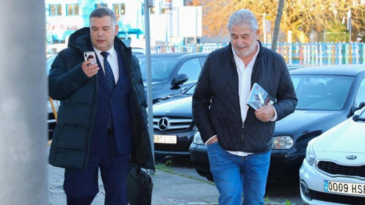 Laureano Oubiña, en el juicio a los productores de la serie 'Fariña'.