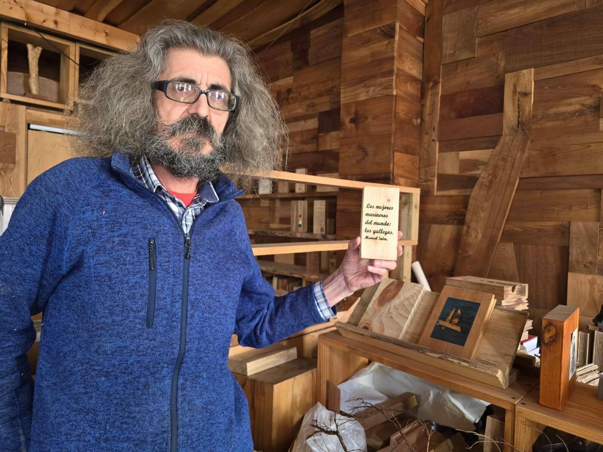 A Biblioteca de Madeiras do Mundo de Agustín Bastón, en Cangas