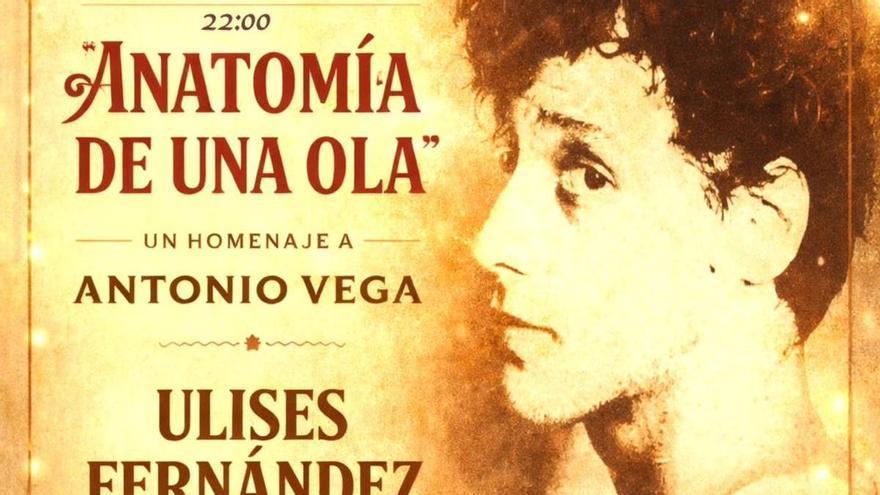 Uli Fernández homenajea a Antonio Vega en Anatomía de una ola en Mogambo Café Concierto de Badajoz