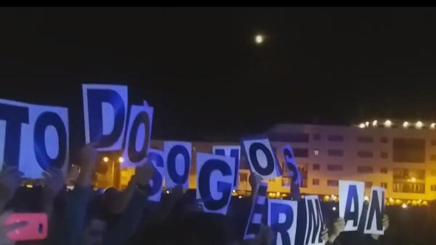 &quot;Todos Somos Germán&quot; en el concierto de Antonio Orozco