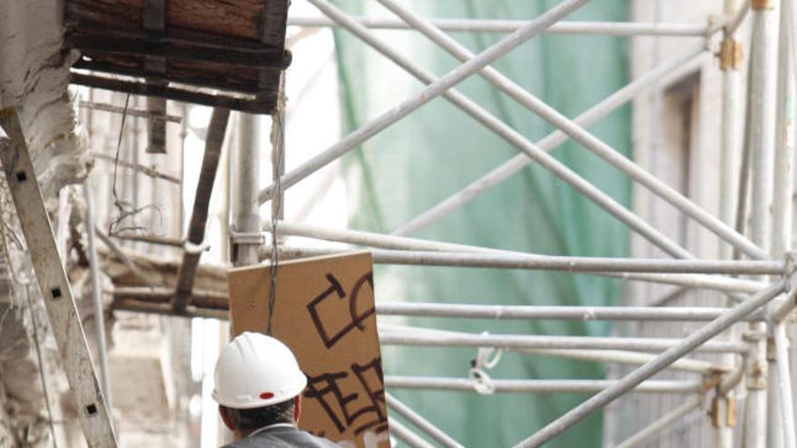 Un trabajador de la construcción.