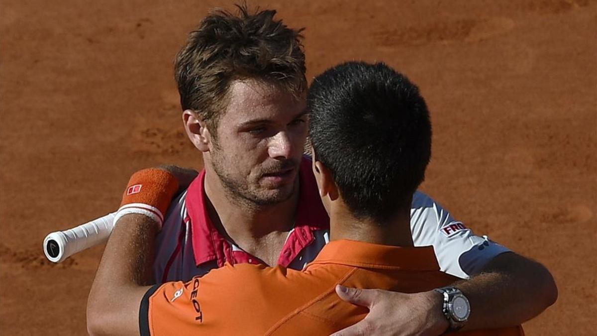 El helvético Stan Wawrinka ha ganado un puesto en el ránking a costa del serbio, de espaldas