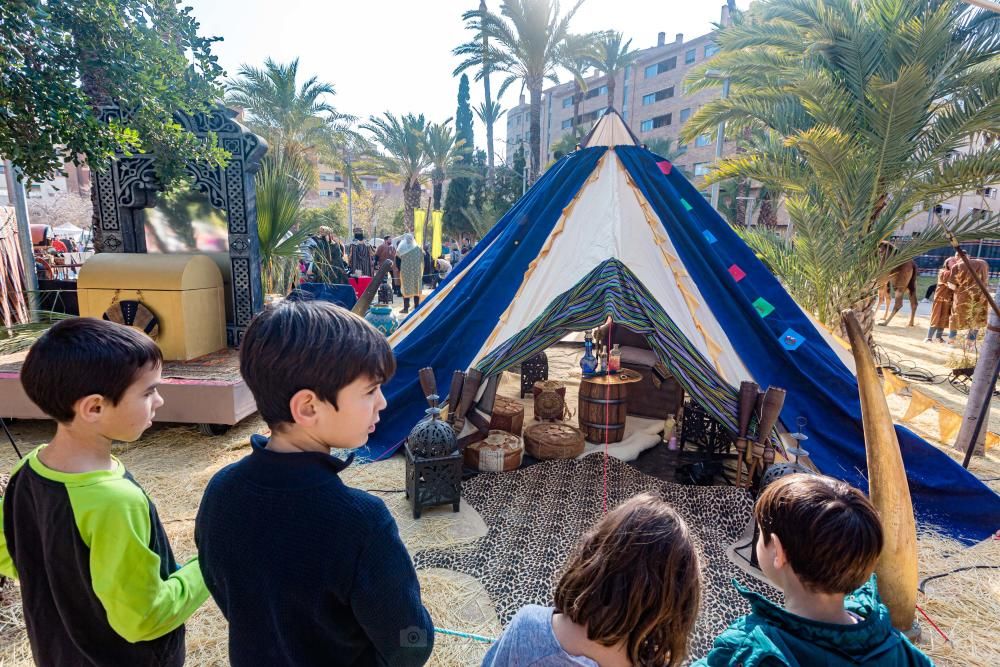 'Els Reis de La Marina", galería del campamento de los Reyes Magos en la Vila Joiosa