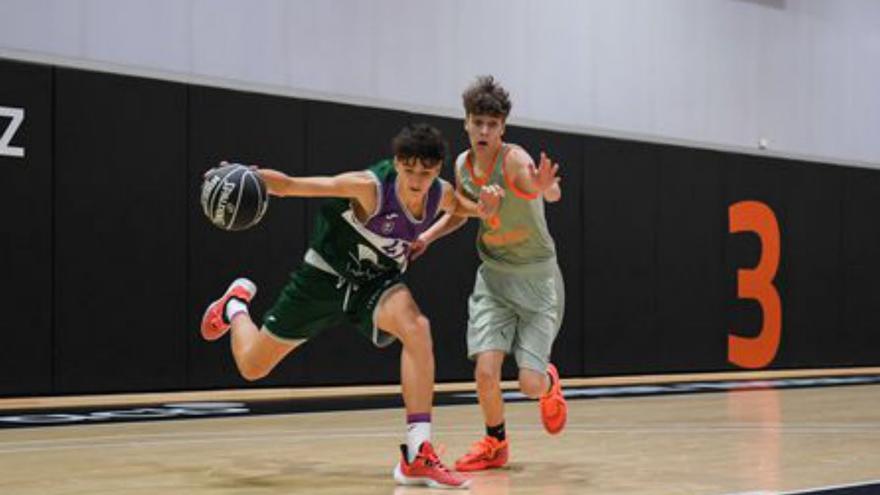 Imagen del partido del Unicaja.