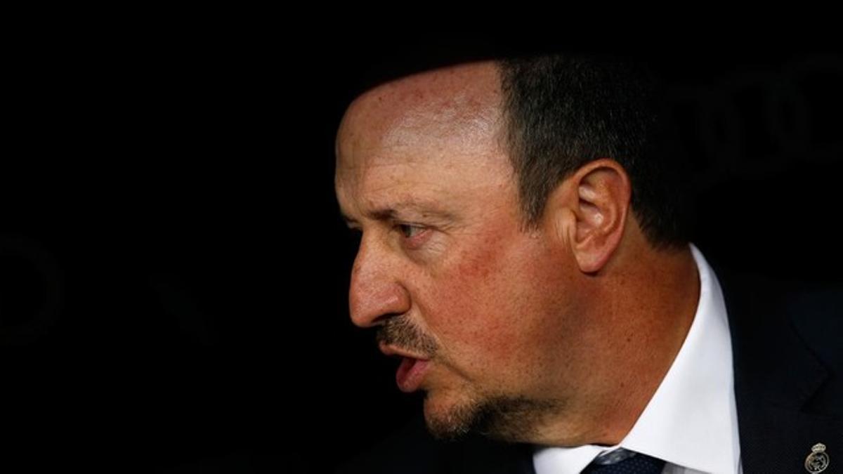 Rafa Benítez, durante el encuentro entre el Real Madrid y FC Barcelona