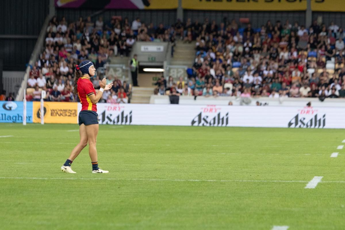 EN IMÁGENES: Clara Piquero, jugadora de rugby de Villaviciosa
