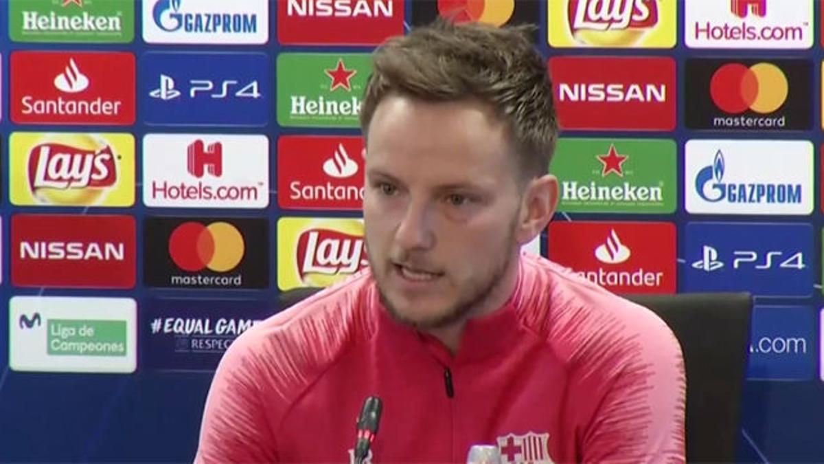 Rakitic habló en la rueda de prensa previa al partido ante el Liverpool