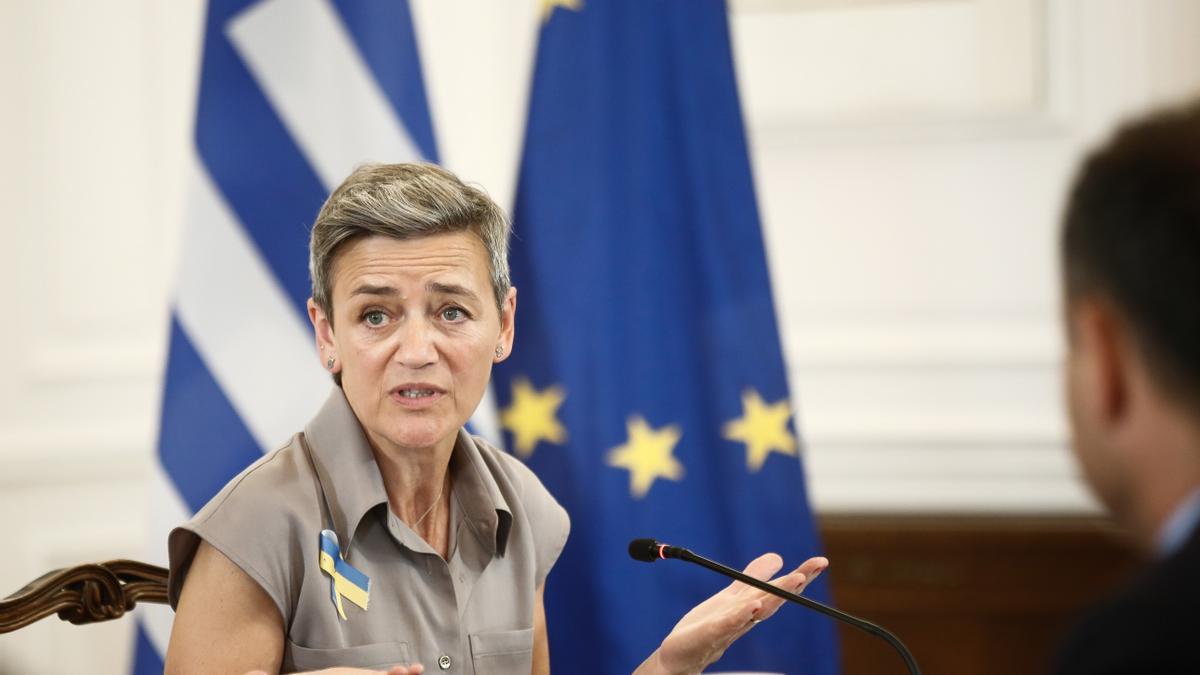 European Commission Executive Vice-President Margrethe Vestager visits Athens