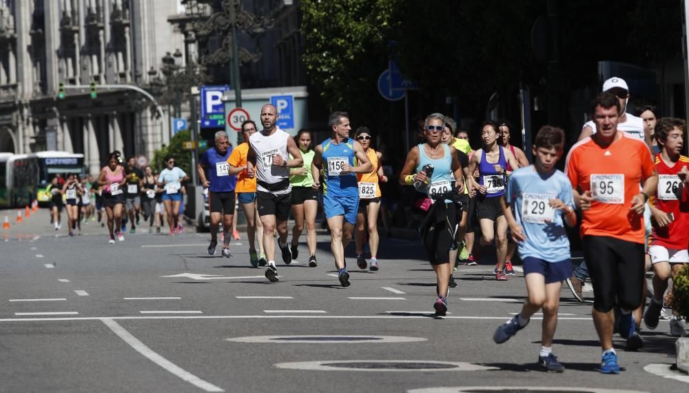 Cientos de personas participaron esta mañana en la primera edición de la Aloia 5.0