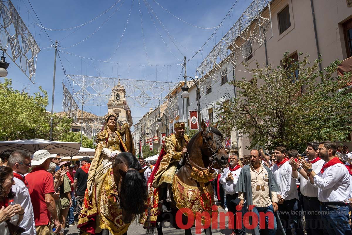 Moros y Cristianos en la mañana del dos de mayo en Caravaca