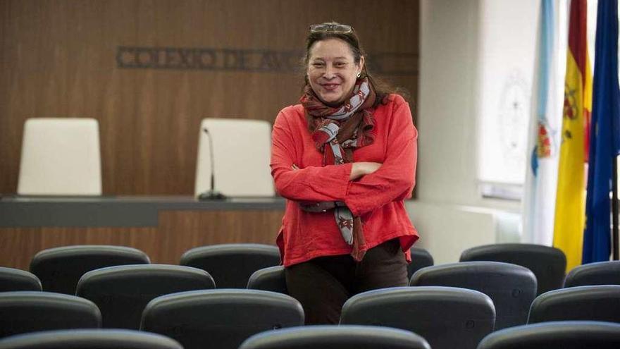 Pilar López-Guerrero, decana del Colegio de Abogados de Ourense. // Brais Lorenzo