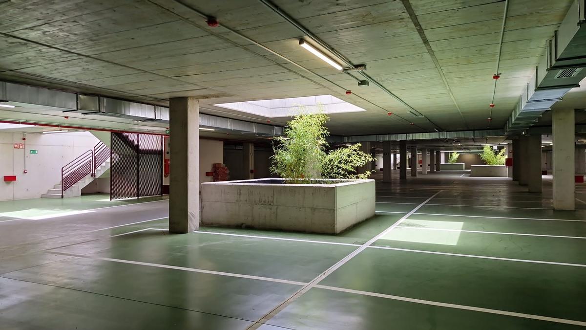 El nuevo parking de la avenida de Portugal, en imágenes El nuevo parking de la avenida de Portugal, en imágenes