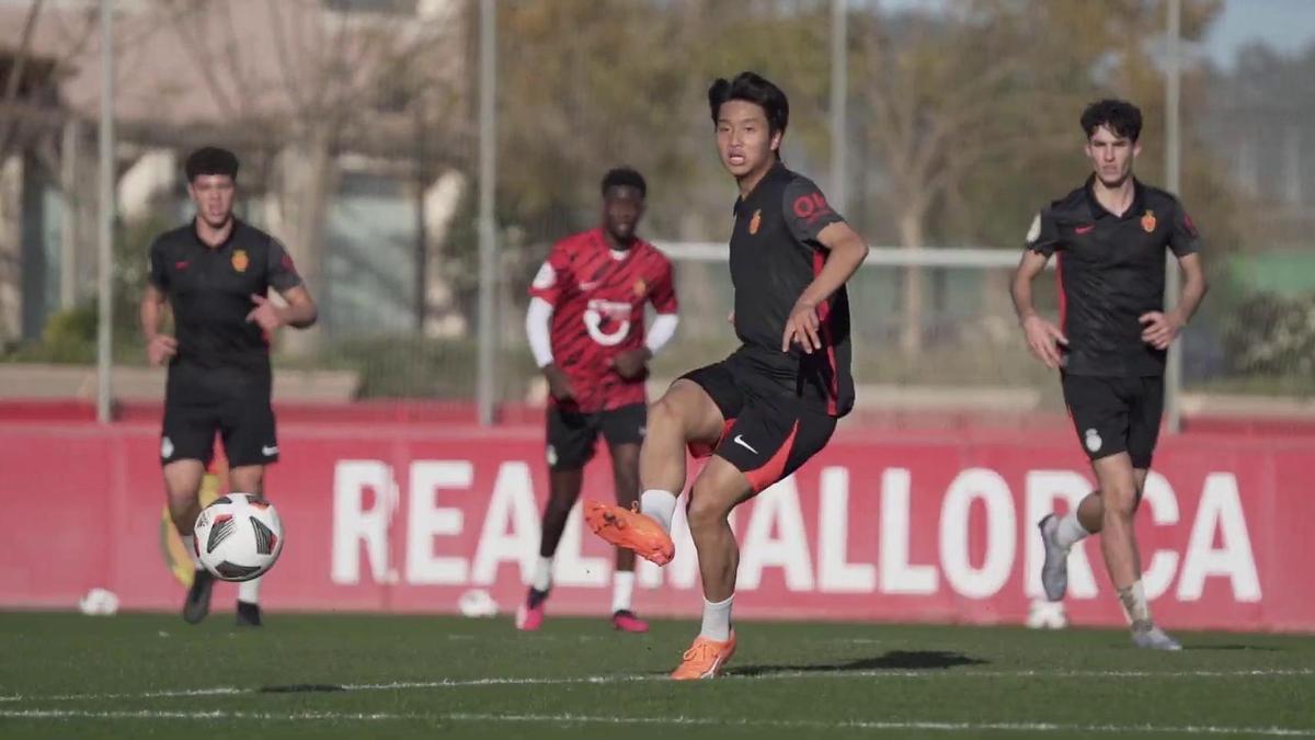 Ryunosuke Yada, jugador japonés del Shimizu S-Pulse, a prueba en el Mallorca