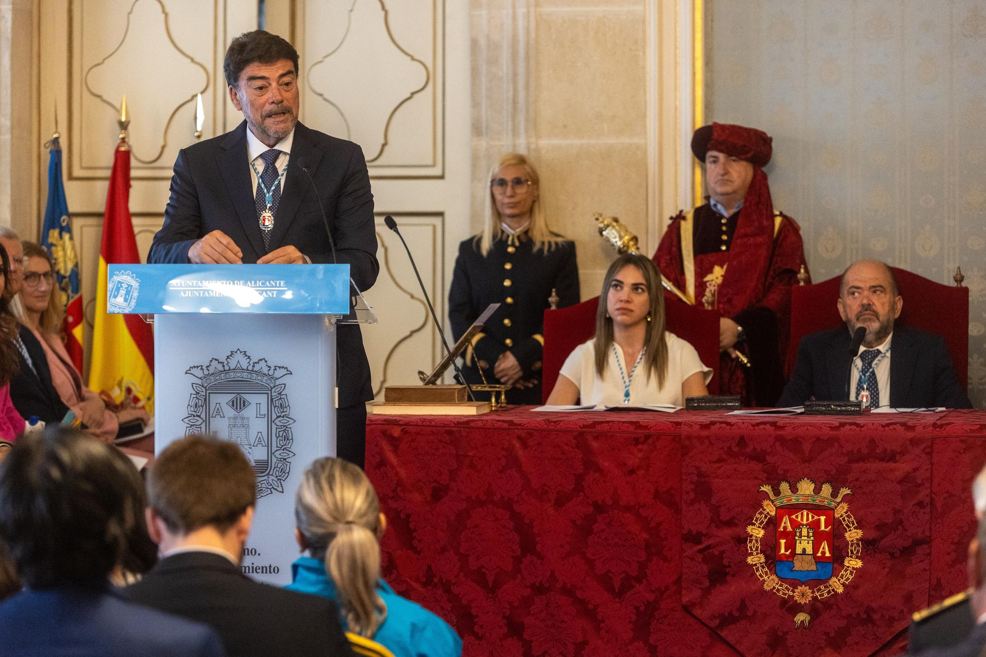 Constitución de la nueva Corporación municipal en el Ayuntamiento de Alicante