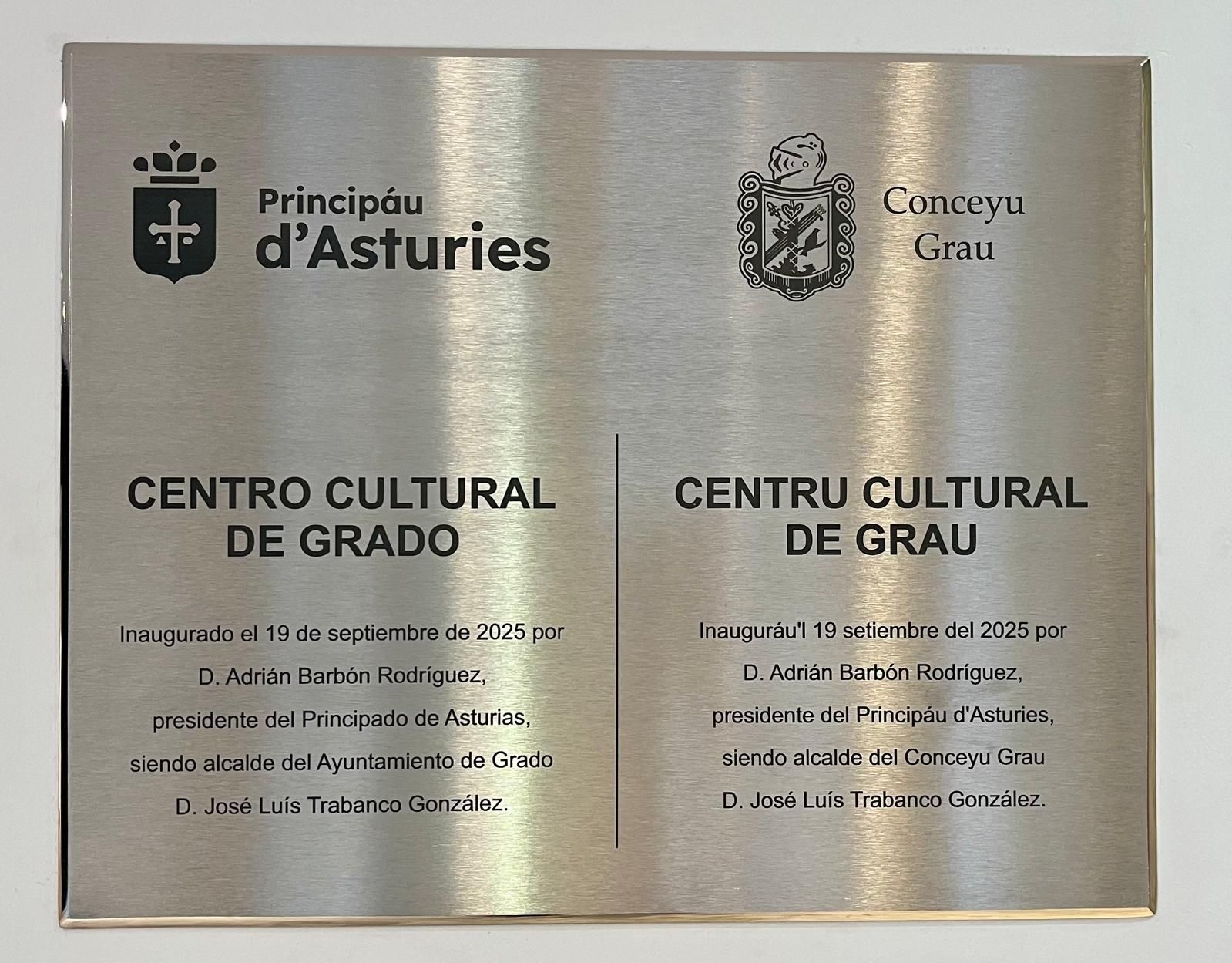 La inauguración del Centro Cultural de Grado, en imágenes