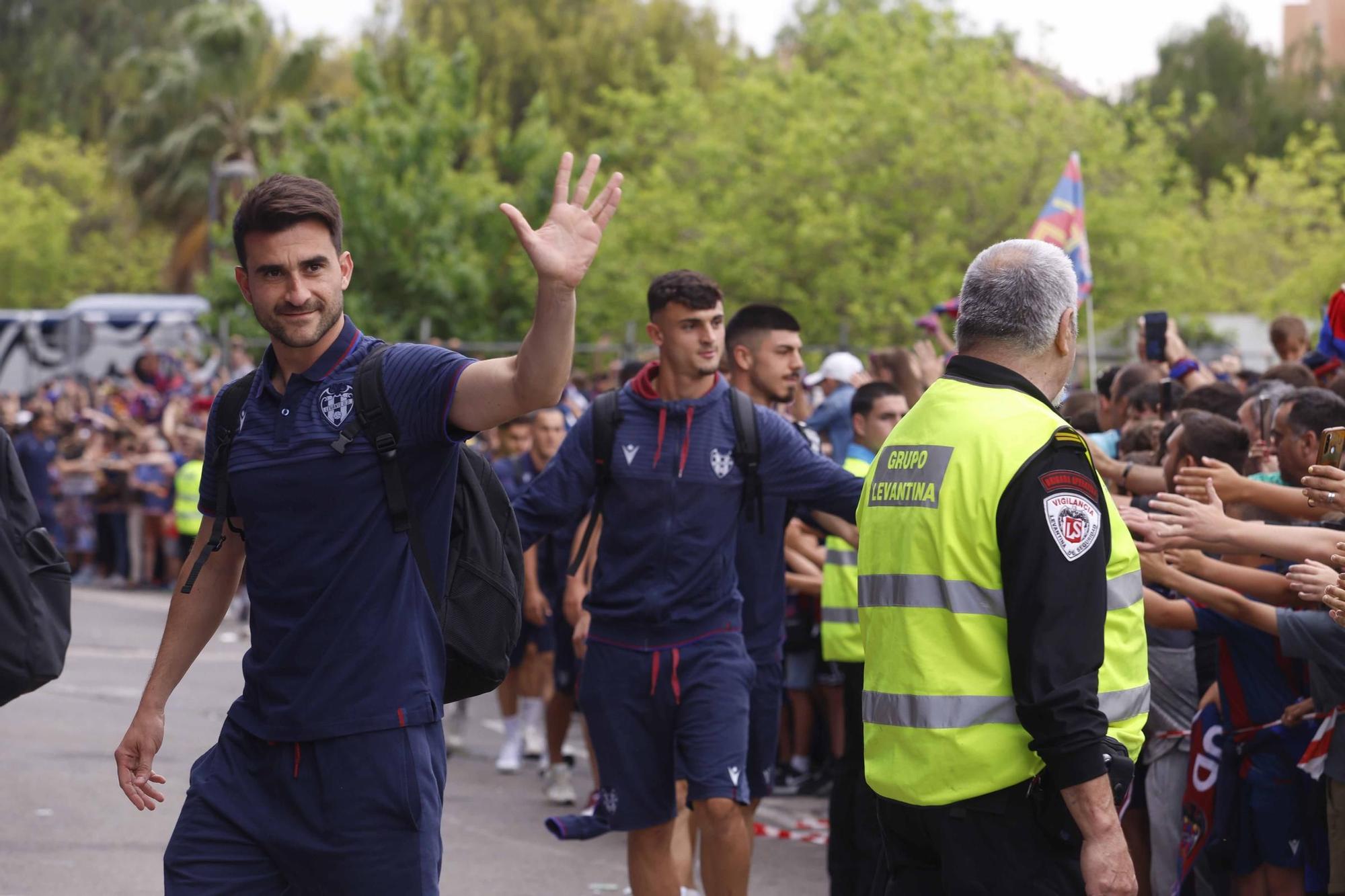 Así fue la emocionante recepción al Levante UD