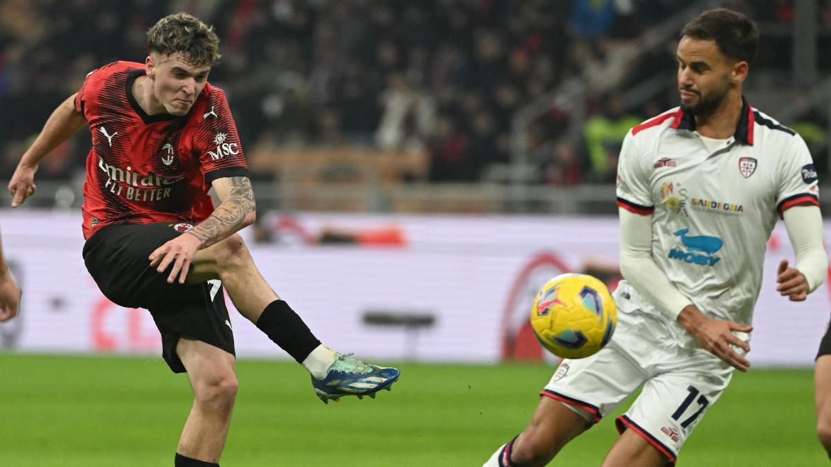 Jiménez, en el partido de Coppa