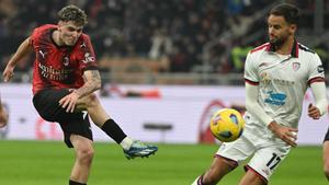 Jiménez, en el partido de Coppa