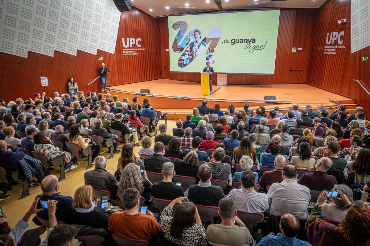 Primer mitin de precampaña de ERC este sábado en Barcelona.