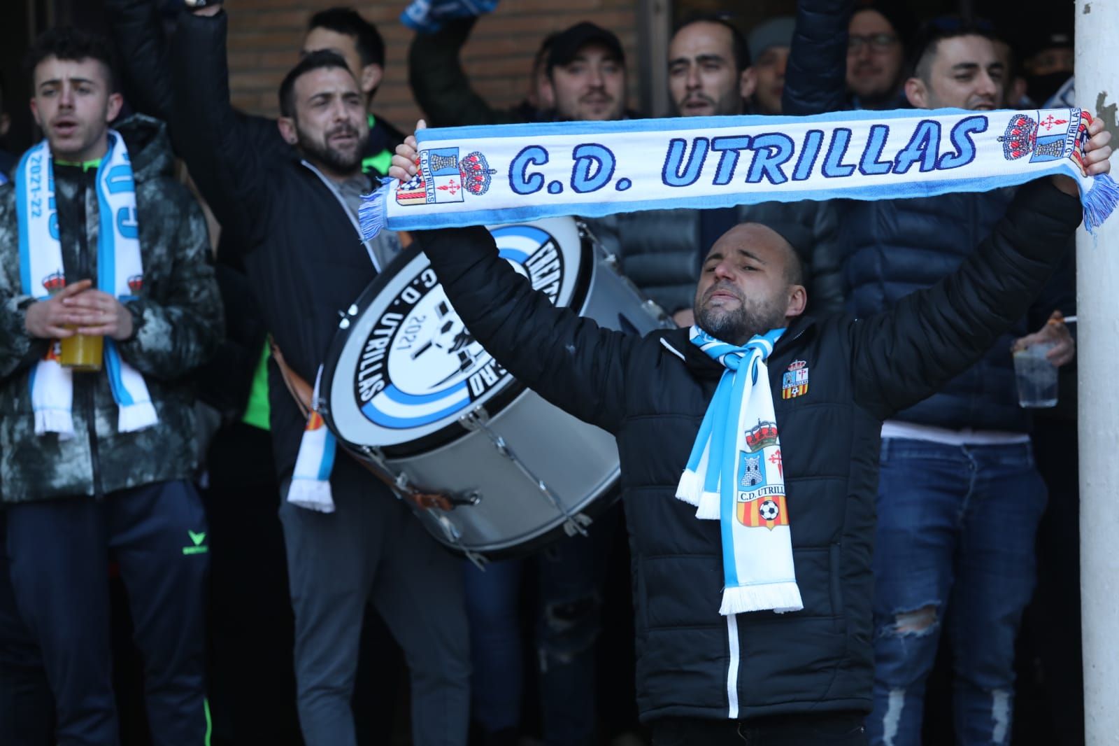 Así se ha vivido en Utrillas la previa del partido de Copa contra el Valencia