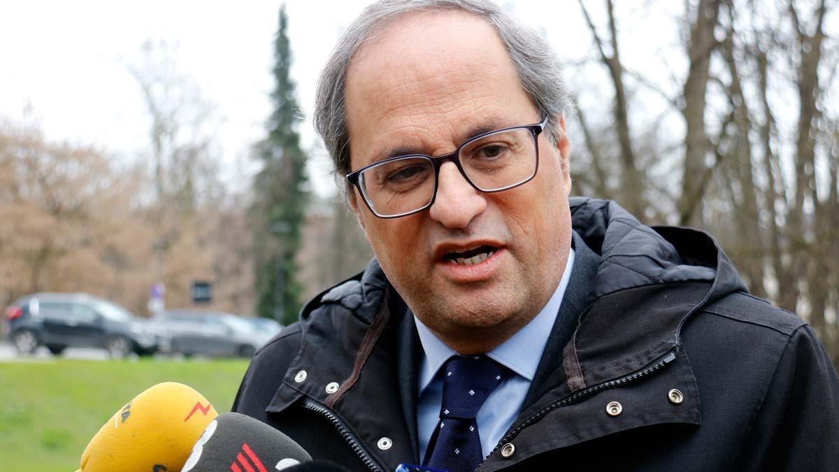 Quim Torra explica que hará un ayuno de 48 horas en apoyo de los políticos presos en huelga de hambre