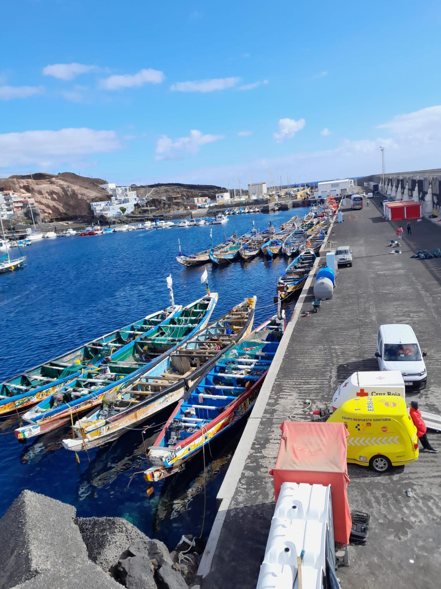 Cayucos "abandonados" en El Hierro