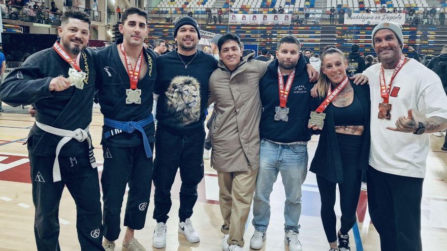 El Club de Lucha Pitiús brilla en el Campeonato de España de jiu-jitsu