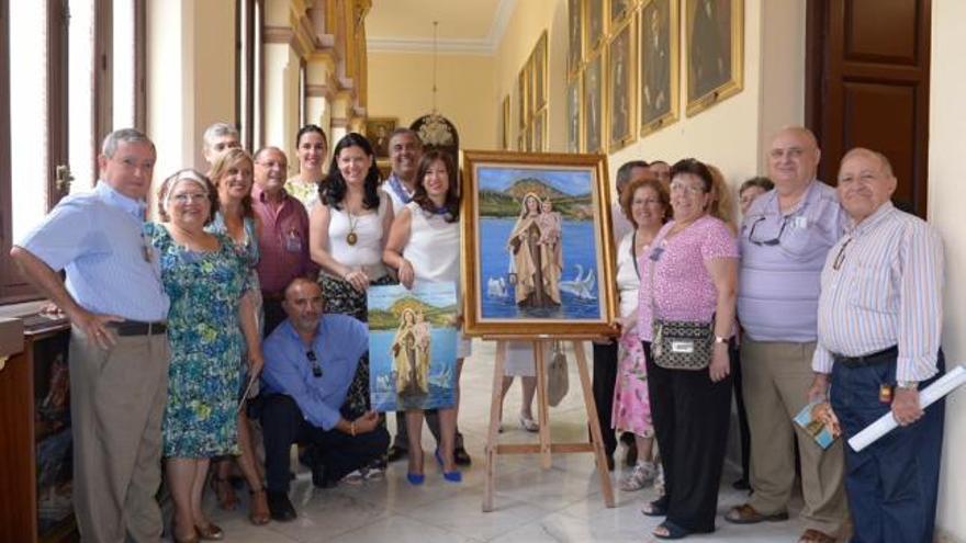 Presentación ayer de la Feria de Teatinos.