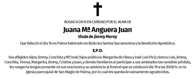 Juana Mª Anguera Juan