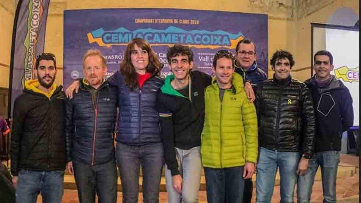Los integrantes del equipo Cameta Coixa, listos para El Campeonato de España de clubes