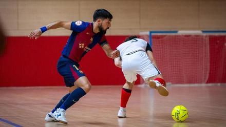 Eric Martel volvió a vestir la camiseta del Barça 11 años después