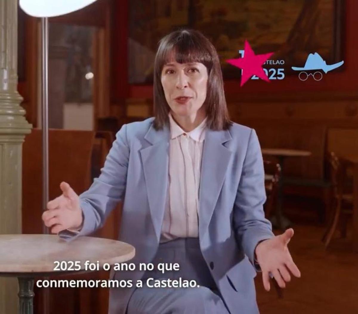 Captura del vídeo de Ana Pontón.