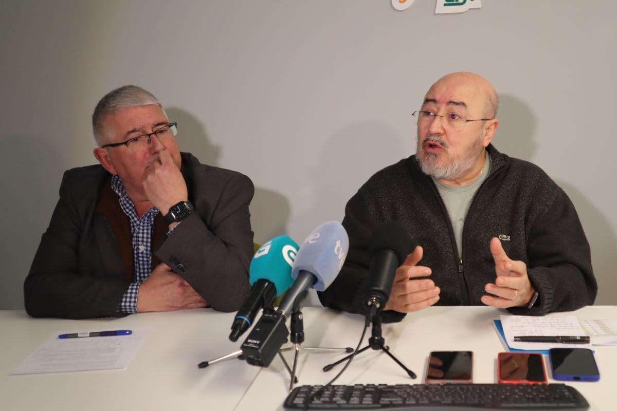 Félix Porto (i) y Roberto García, de UUAA