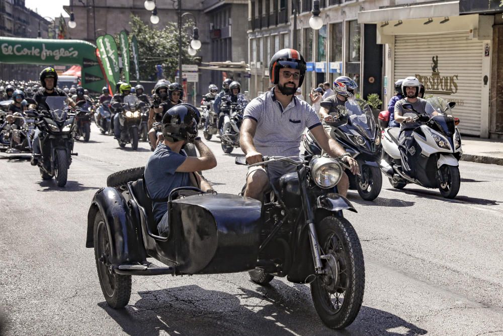 Más de 2.000 motoristas participan en ‘Moto Rock FM Mallorca’